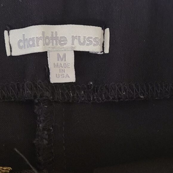 Charlotte Russe Black Sexy Shorts size Med - Picture 5 of 5
